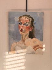 Ancien Peinture Huile Toile