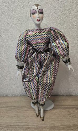 Poupée art déco arlequin - déco,
