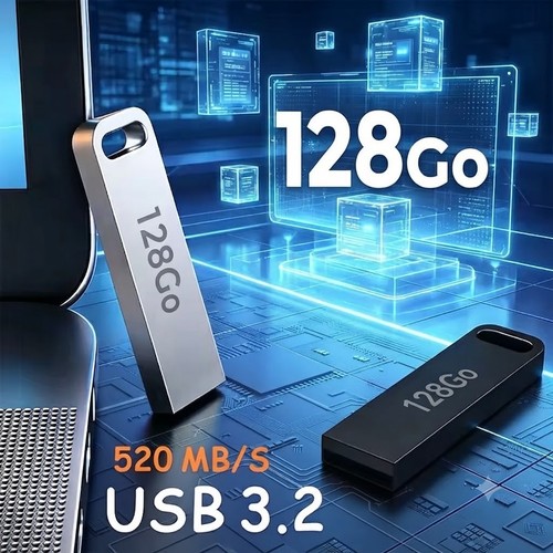 Clé usb 128 métal premium - 128, go