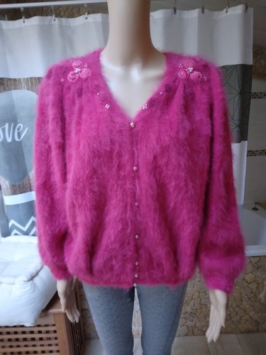 Splendide pull angora rose - ,