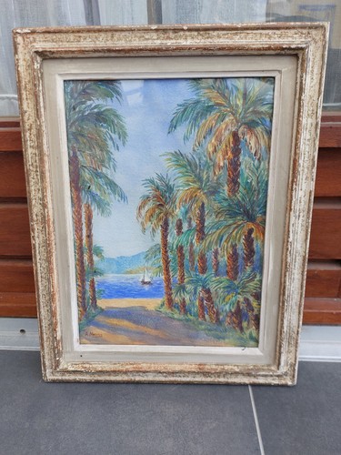 Ancien tableau cannes - de,