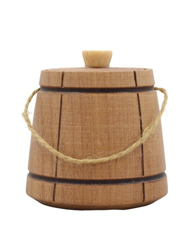 Pot épices bois teinté - bois, +