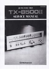 Service Manuel D'Instructions pour Pioneer TX-8500 II