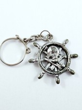 PORTE-CLES - Miniature BARRE Bateau PIRATES - Tête de MORT Plastique Fantaisie