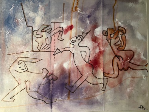 Roberto matta technique - roberto, matta,