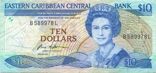 Caraïbes billet dollars - caraÏbes,, 10