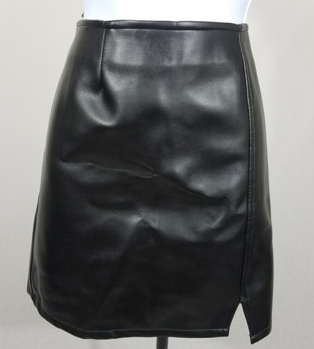 List black faux vegan - faux,