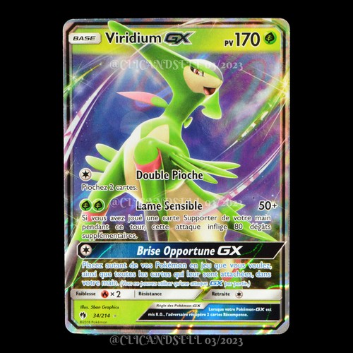 Carte pokémon viridium - pokémon,