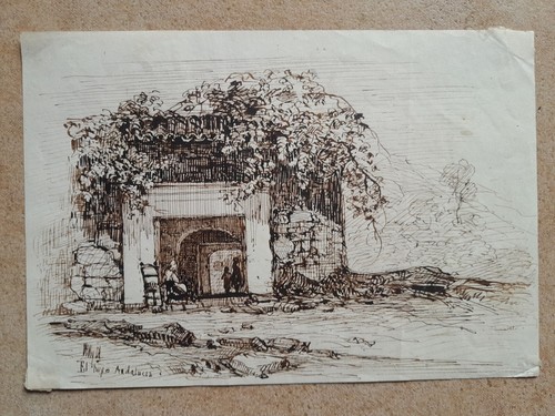 Dessin ancien ruines - ancien,