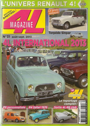 Magazine renault 4 super - 31,