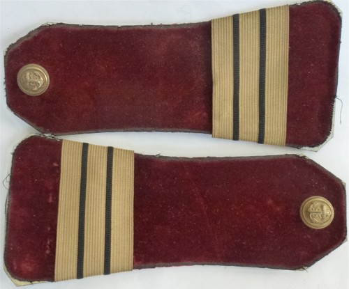 Paire galons capitaine - de,