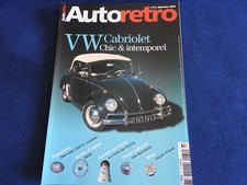 revue auto retro n°271 VW coccinelle cabriolet / Mercedes 300 SL / MGB / Jaguar