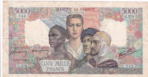 France 5000 francs - france,