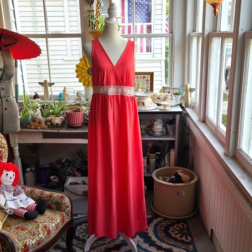 Vintage 1970s coral red - 1970s,