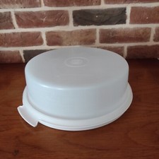 Tupperware grande boîte à transport gâteaux tarte patisserie diam 26cm haut 10cm