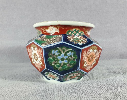 Ancien vase facettes en - ancien,