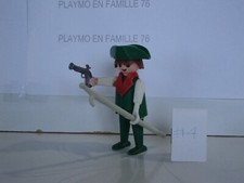 PLAYMOBIL vintage pirate vert V2 crochet pistolet set 3542 3550 de 1983 #4