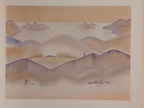 Reproduction une aquarelle - d'une,