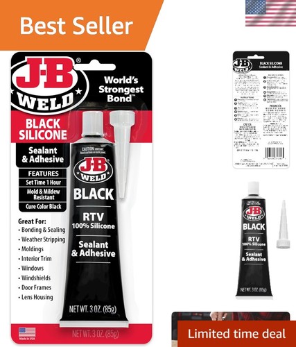 Black rtv silicone sealant - black, and