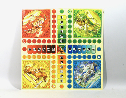 Ancien carton jeu petits - carton, de