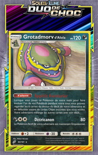 Grotadmorv alola sl09 duo - -, sl09:duo