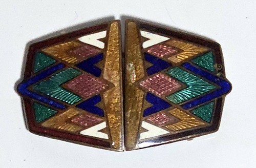 Boucle ceinture art déco - boucle, de