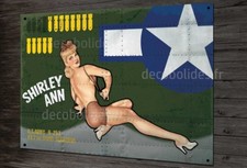 plaque métal déco vintage