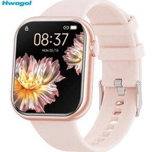 Montre Connecté Rose Femme Écran HD Traqueur De Fitness 100 Modes Sports Sommeil