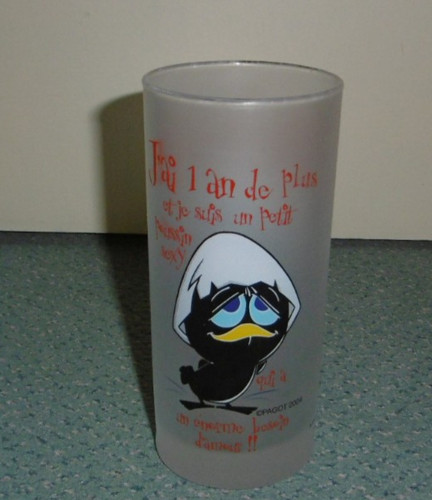 Tres beau verre calimero pagot - beau,