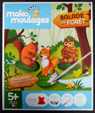 [Mako moulages] Balade en fôret [Etui 3 moules] [Comme neuf] [Jamais utilisé]