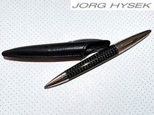 JORG HYSEK Stylo Bille Carbone et finitions Paladium