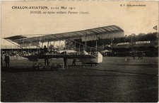 PC AVIATION PILOT JUNOD BIPLAN FARMAN CHALON (a67866)