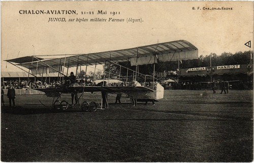 Aviation pilot junod biplan - aviation,