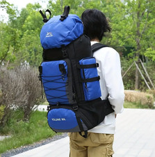 SAC À DOS DEPLOYMENT BAG NOIR CAMOUFLAGE MILITAIRE RANDONNEE 80L