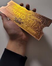 Billet de train Pôle Express / Round Trip Ticket the Polar Express golden ticket