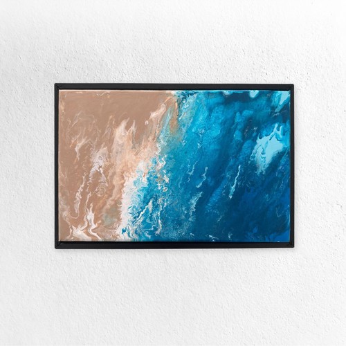 Tableau moderne peint la - peint, à