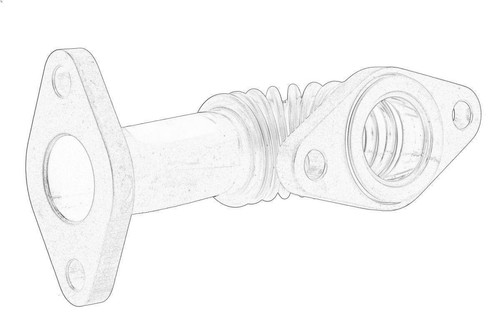 Tuyauterie vanne egr fiat - egr, oe