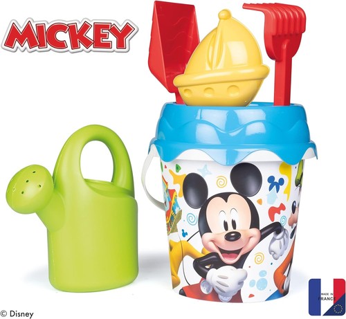 Seau plage mickey - mickey, garni