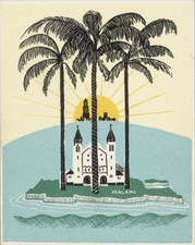 Affiche de voyage vintage