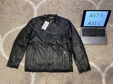 Helvetica Blouson Veste Cuir