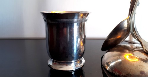 Orfèvre ercuis timbale - orfèvre, /