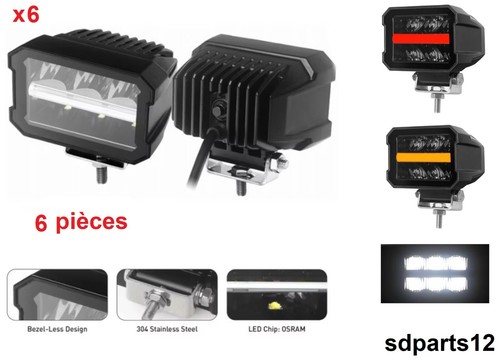 Phares travail led 12 - led, 12-24v