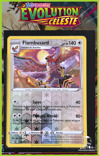 Carte pokémon flambusard - pokémon,