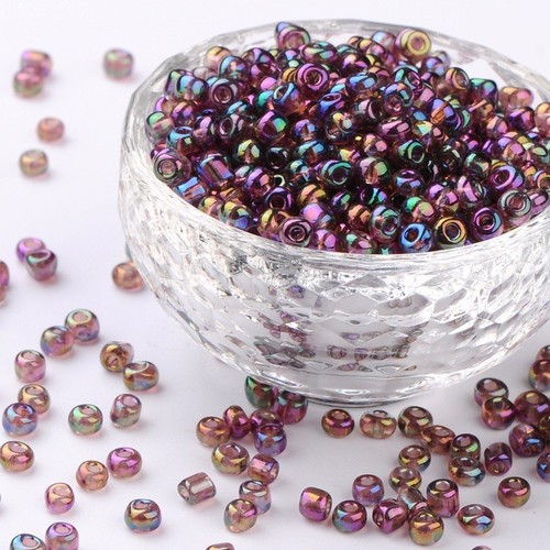 Lot 500 perles - de, rocaille