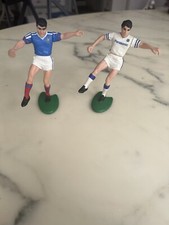 LOT 2 FIGURINES VINTAGE FOOTBALLEUR TONKA 1989 FERRERI N° 7 et  AMOROS N° 3