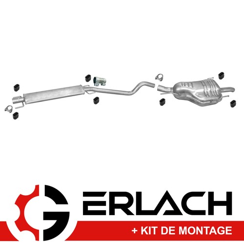 Echappement silencieux pour
