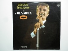 Claude François album 33Tours vinyle À L'Olympia pressage avec logo + label noir