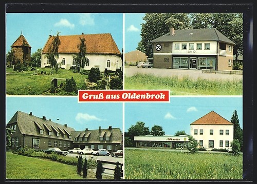 Oldenbrok vue sur église - vue,