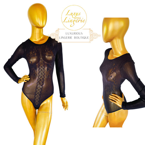 Body dentelle transparent - dentelle,