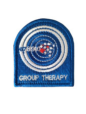 Patch Group Therapy Bleu velcro - Livraison gratuite